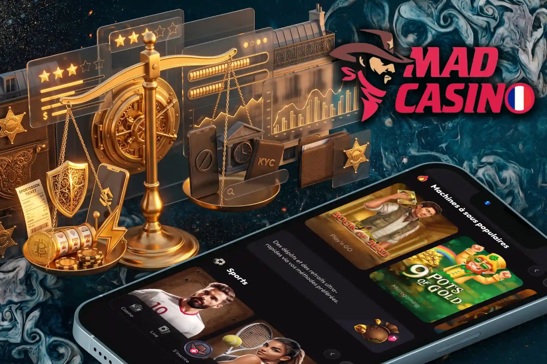 Verdict MadCasino avec analyse des bonus, jeux, paris sportifs et sécurité